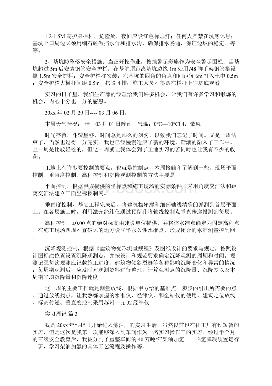 热门实习周记汇总7篇.docx_第3页