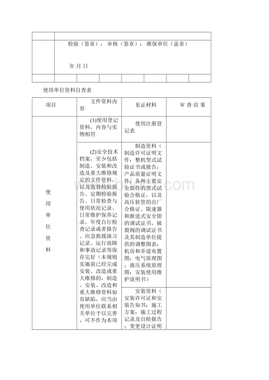 液压电梯年度自检报告.docx_第3页