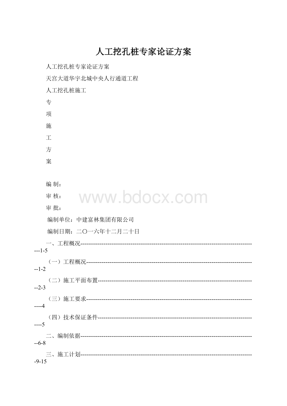 人工挖孔桩专家论证方案文档格式.docx_第1页