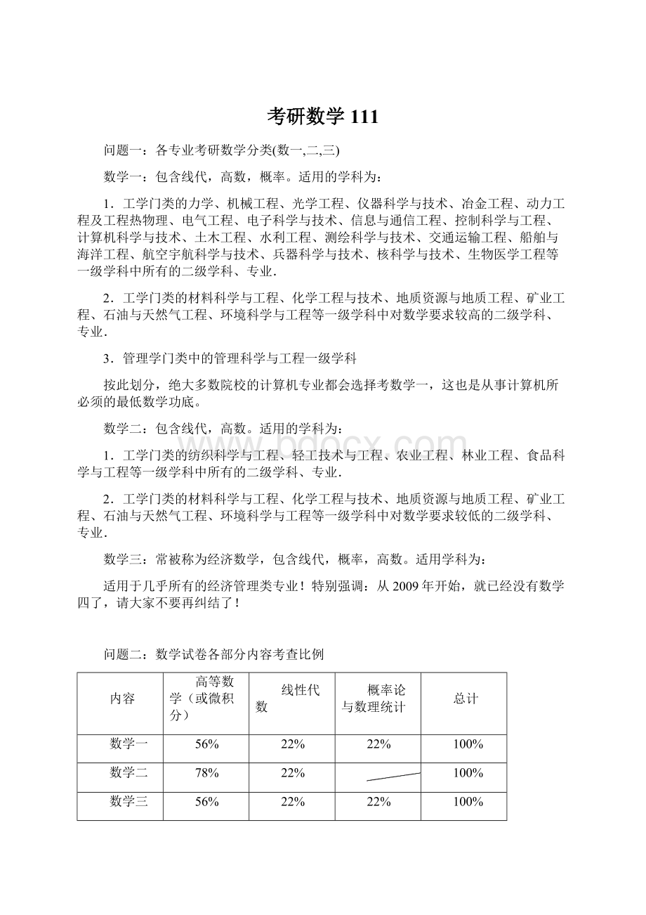 考研数学111Word格式文档下载.docx_第1页