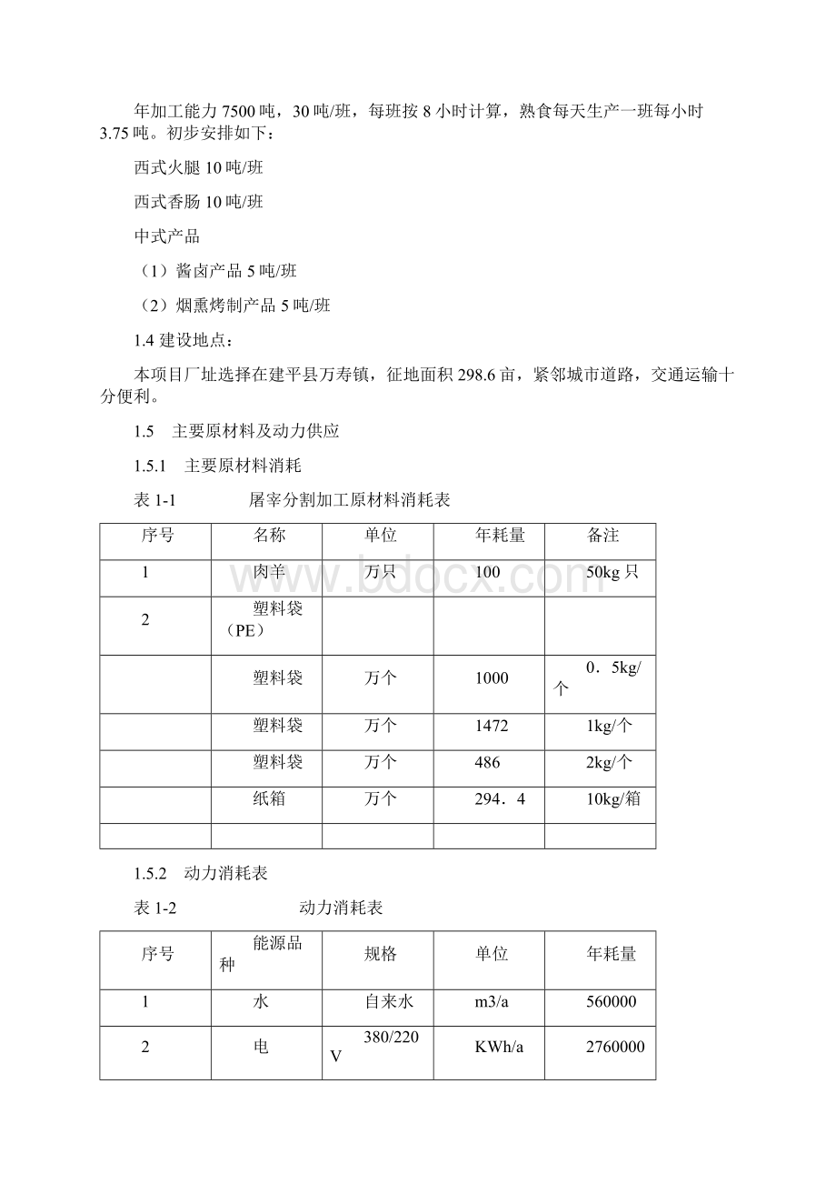 肉羊屠宰分割生产线及深加工项目建设可行性研究报告有全套附表Word格式.docx_第3页