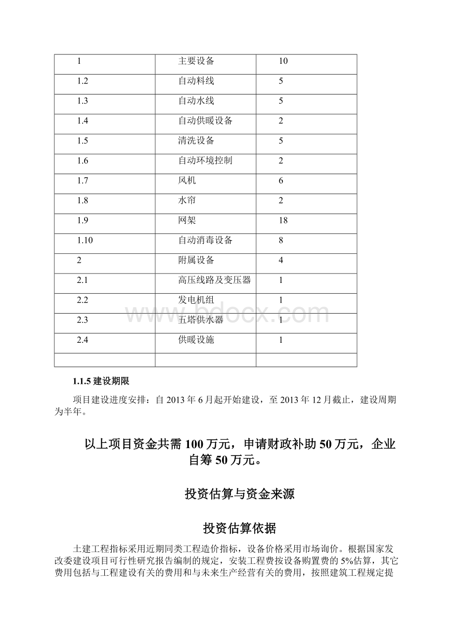 强烈推荐伟伟养殖场5万只肉鸡养殖基地项目可行性研究报告Word格式文档下载.docx_第3页