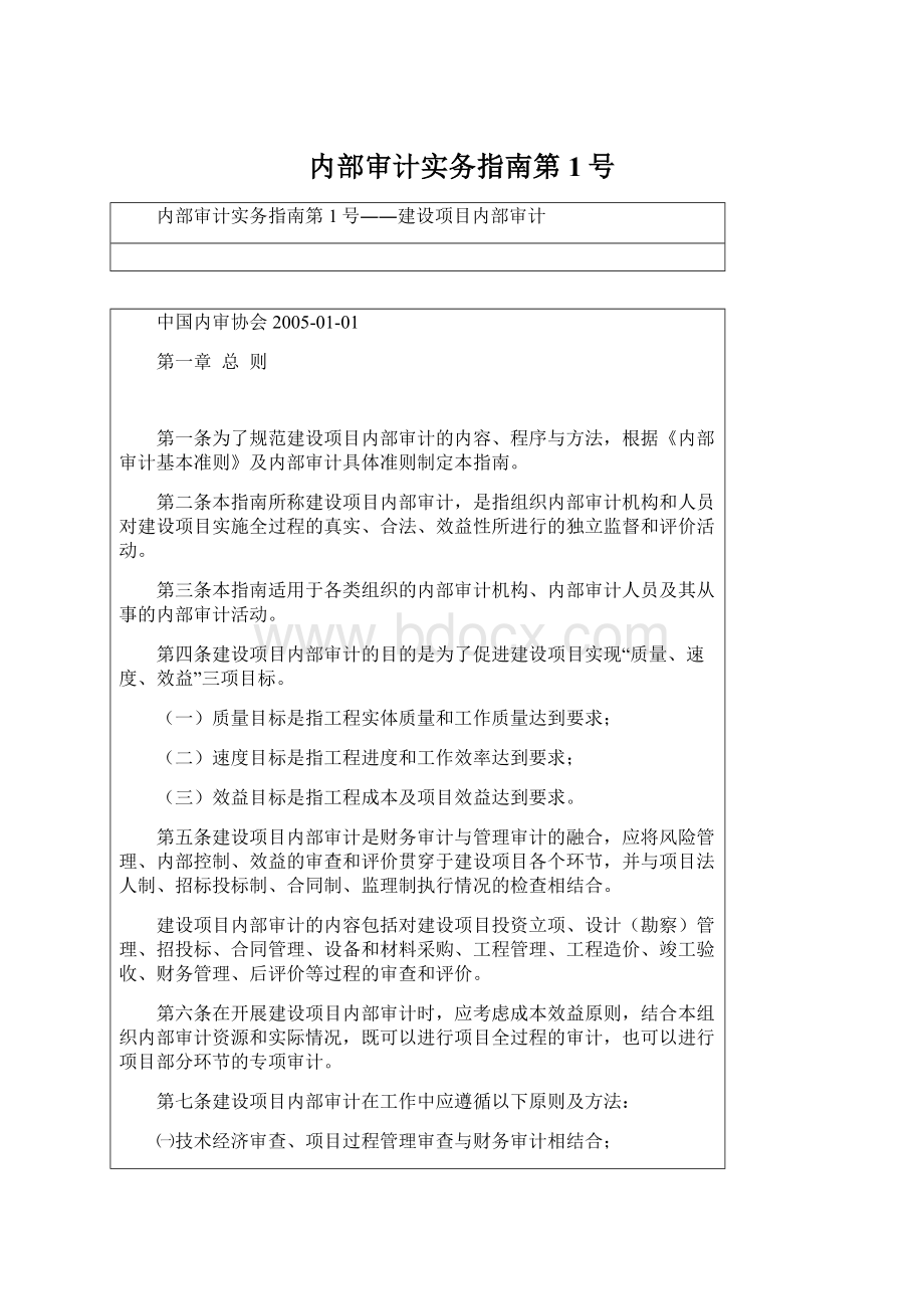 内部审计实务指南第1号Word格式文档下载.docx