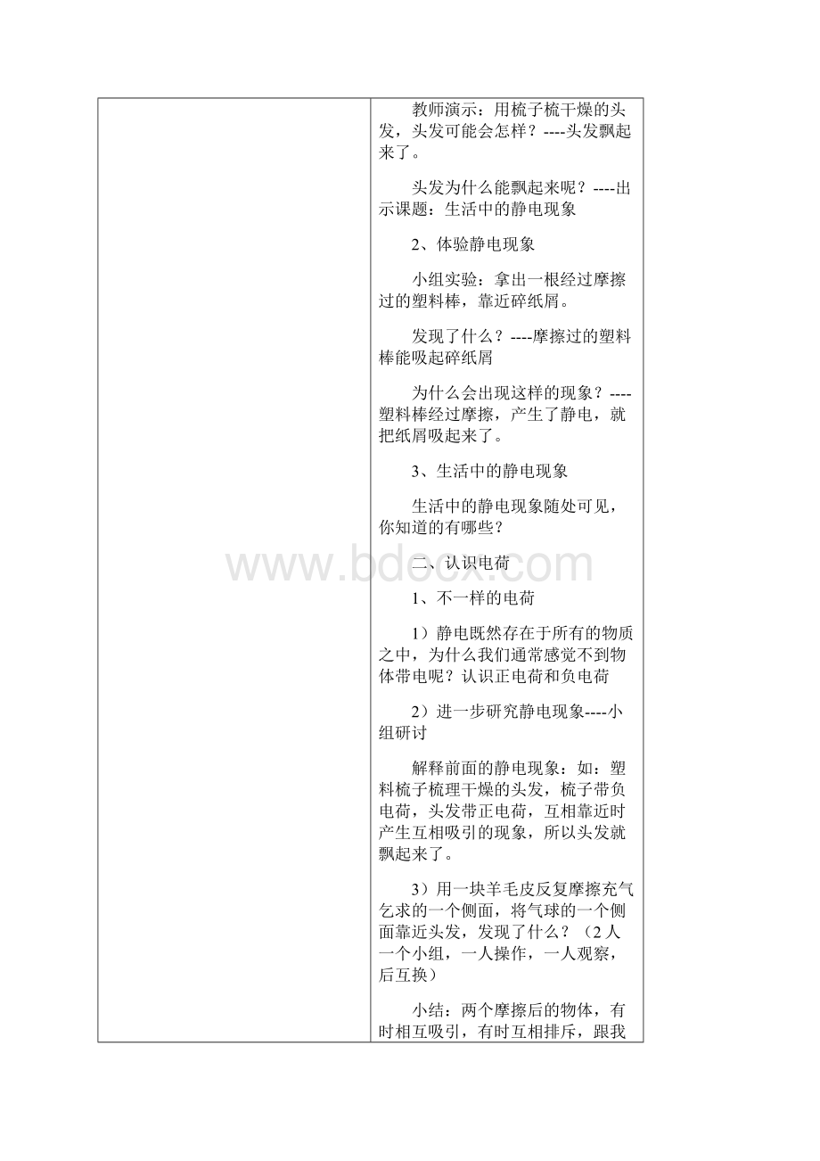 精品人教版小学四年级科学下册教案.docx_第2页