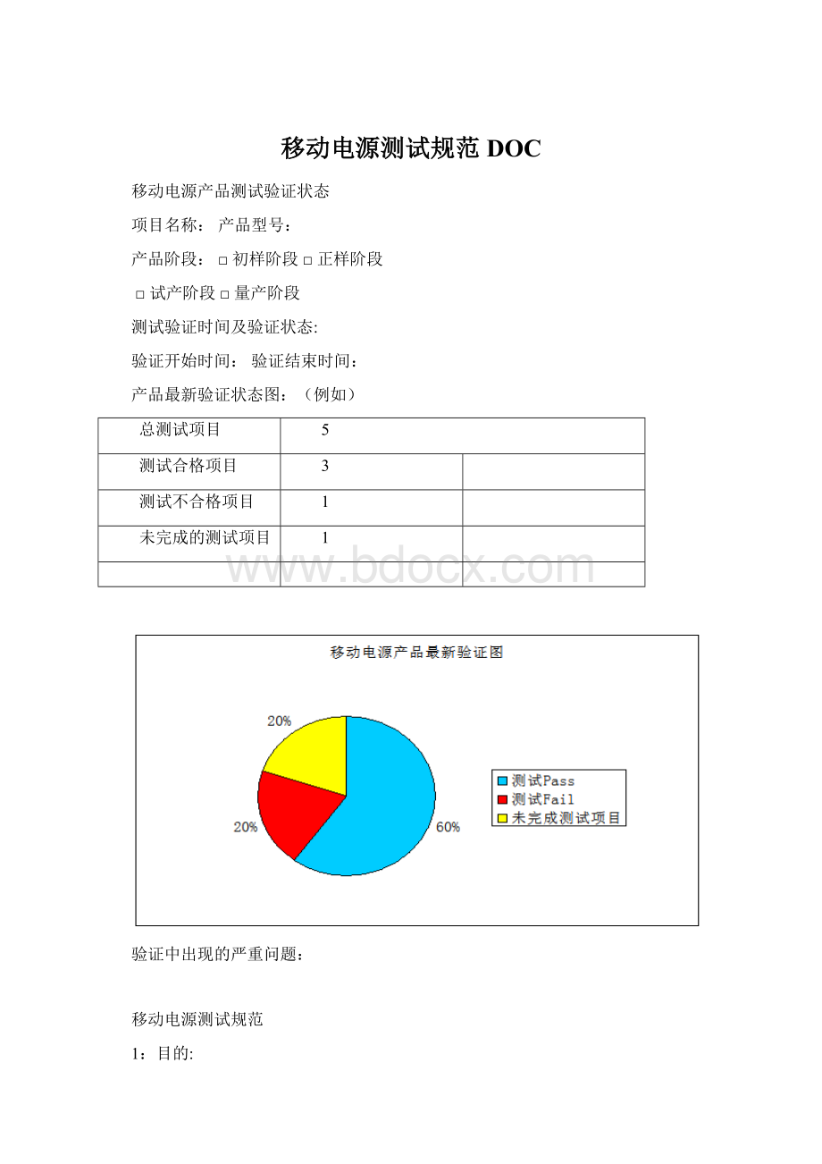 移动电源测试规范DOC.docx