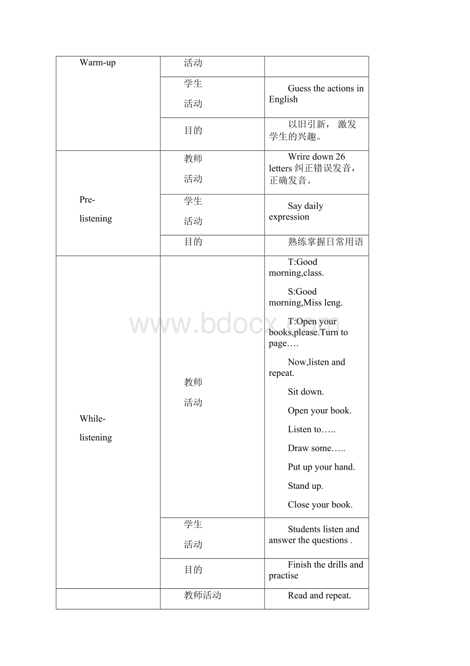 外研版七上Module2《My English lesson》word导学案.docx_第2页