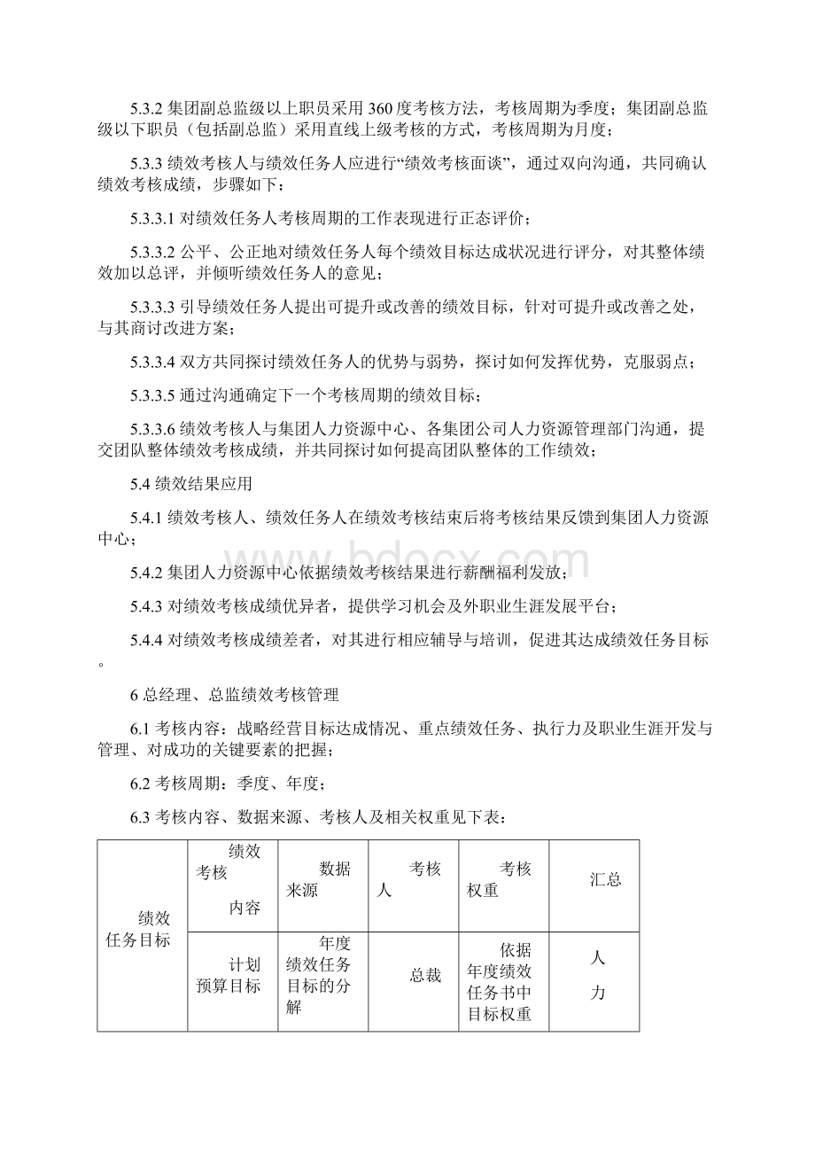 集团全面绩效考核管理制度.docx_第3页