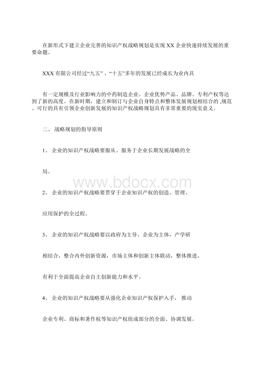 企业知识产权战略规划.docx_第2页