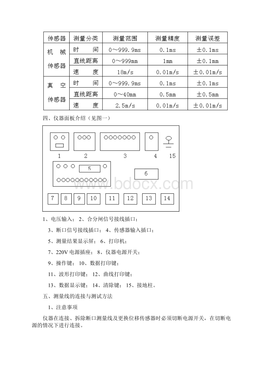 KJTC高压开关机械特性测试仪说明书.docx_第3页