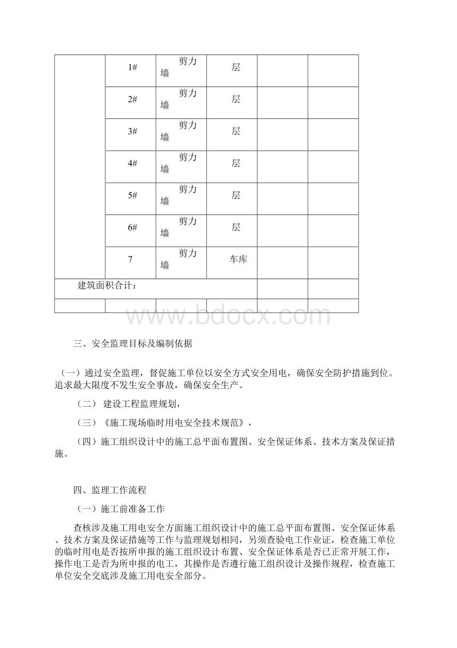 房建工程施工用电安全监理实施细则word文档下载Word格式.docx_第3页