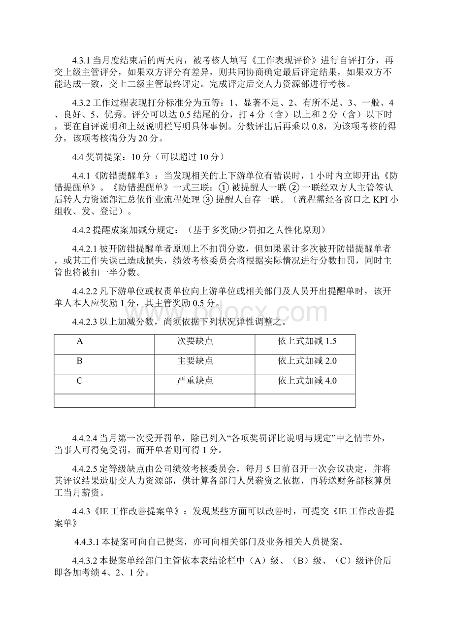 绩效考核实施管理程序含表格Word格式文档下载.docx_第2页