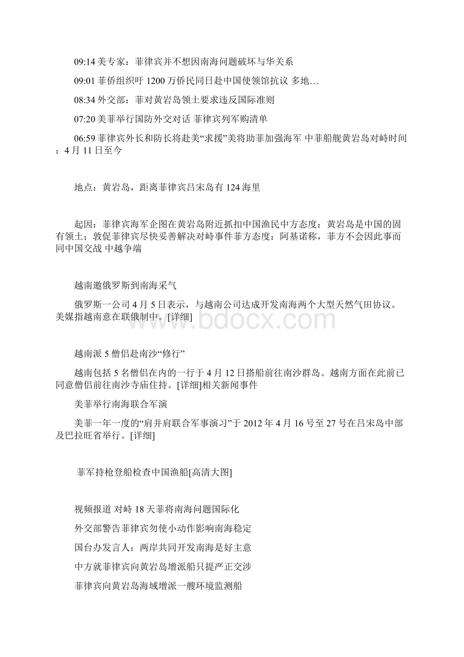 关注中国南海领土争端专题Word格式文档下载.docx_第2页