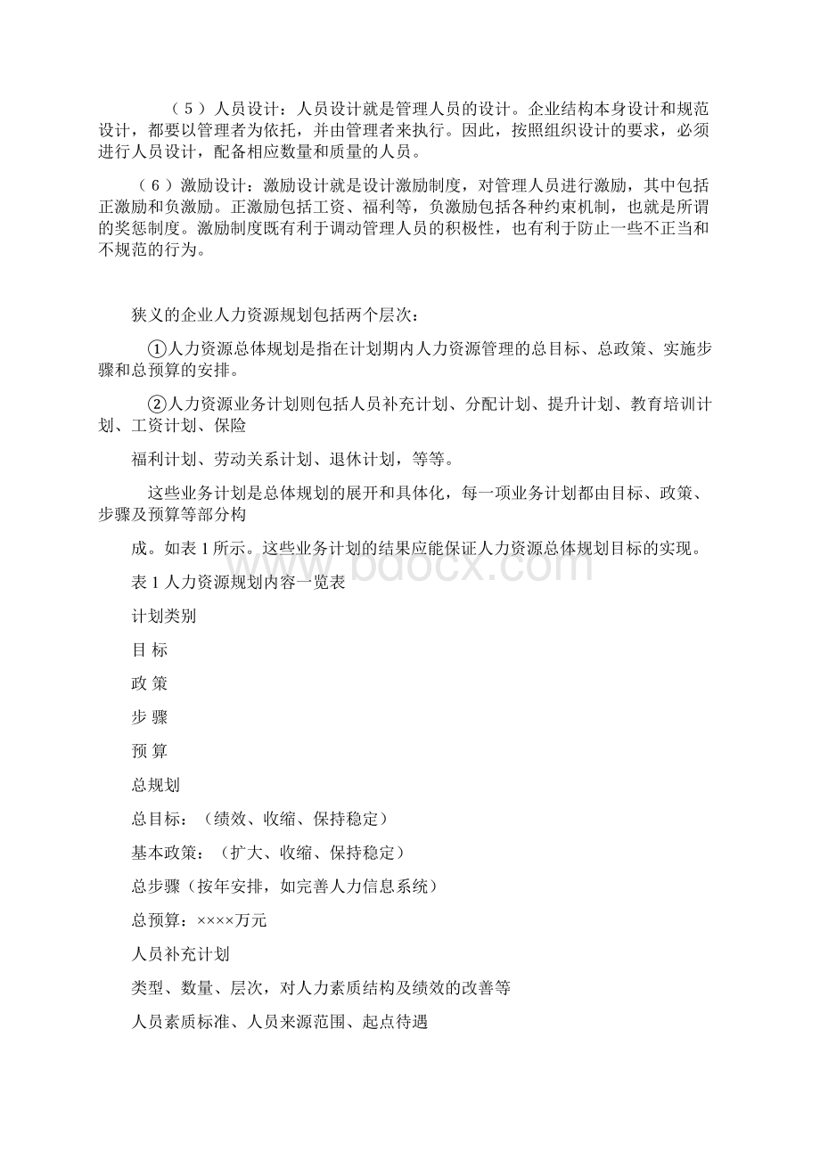 人力资源规划的主要内容包括.docx_第3页