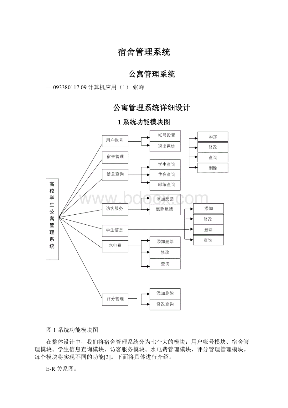 宿舍管理系统Word格式文档下载.docx_第1页