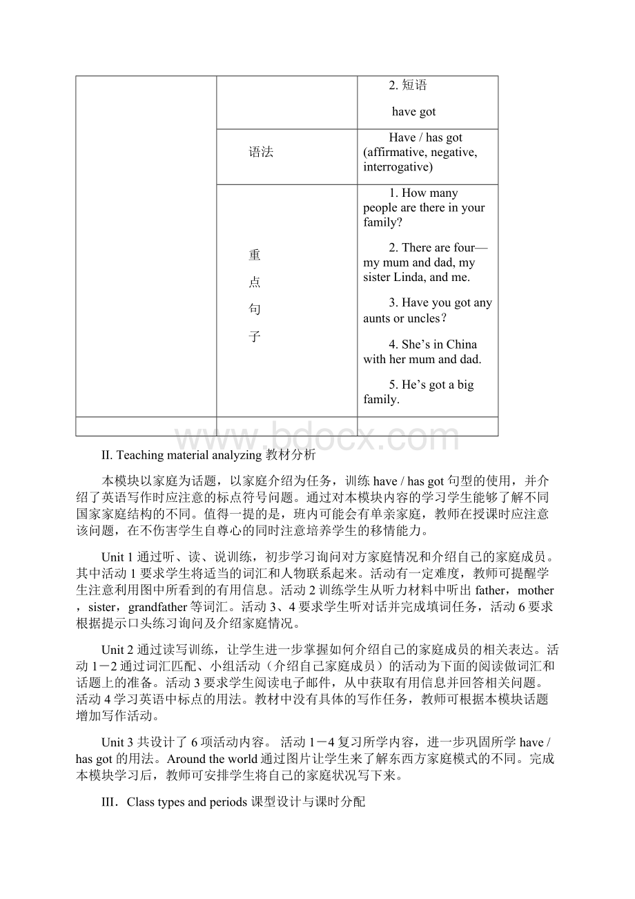 外研版初一上英语Module 4教案.docx_第2页