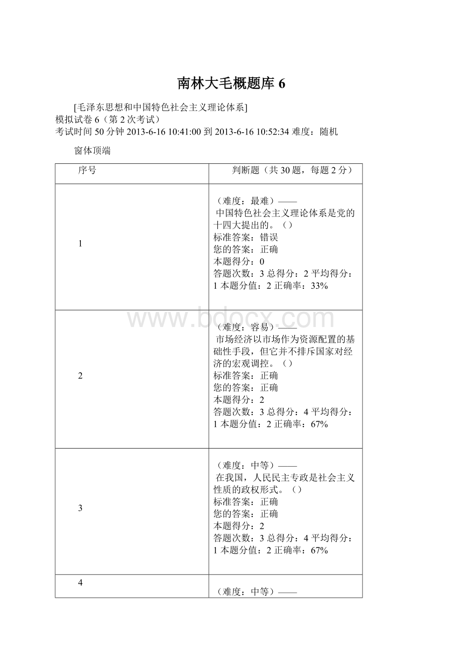 南林大毛概题库 6.docx_第1页