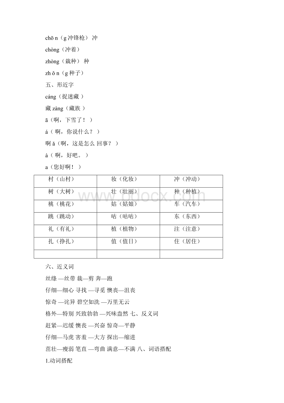 部编版二年级语文下册期末复习知识点总结Word文档下载推荐.docx_第2页