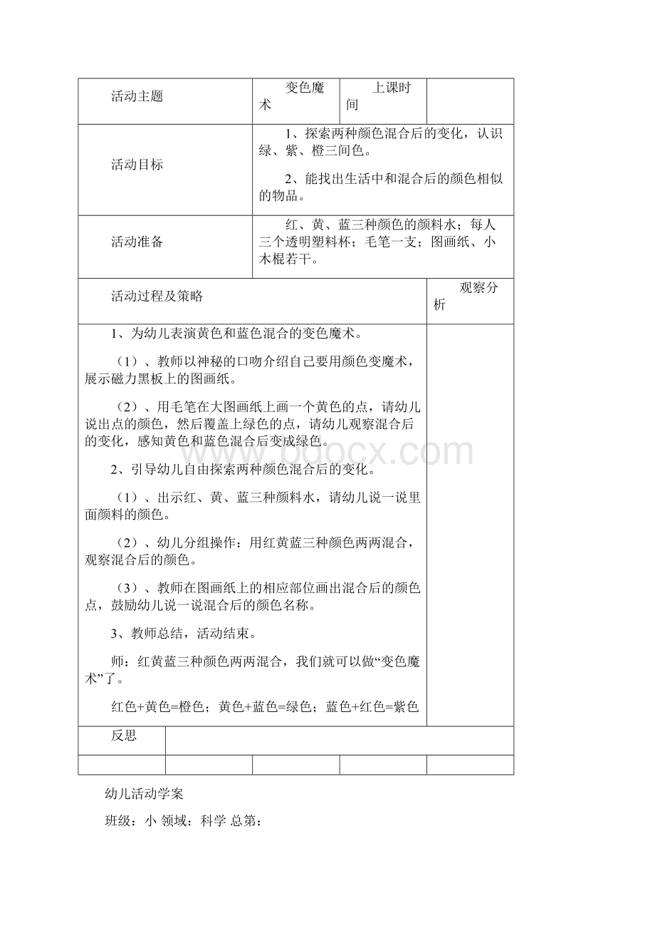 幼儿小班教案五大领域 科学Word下载.docx_第2页