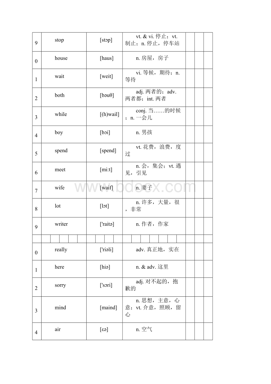 大学英语B四星级单词高频词汇汇总.docx_第3页