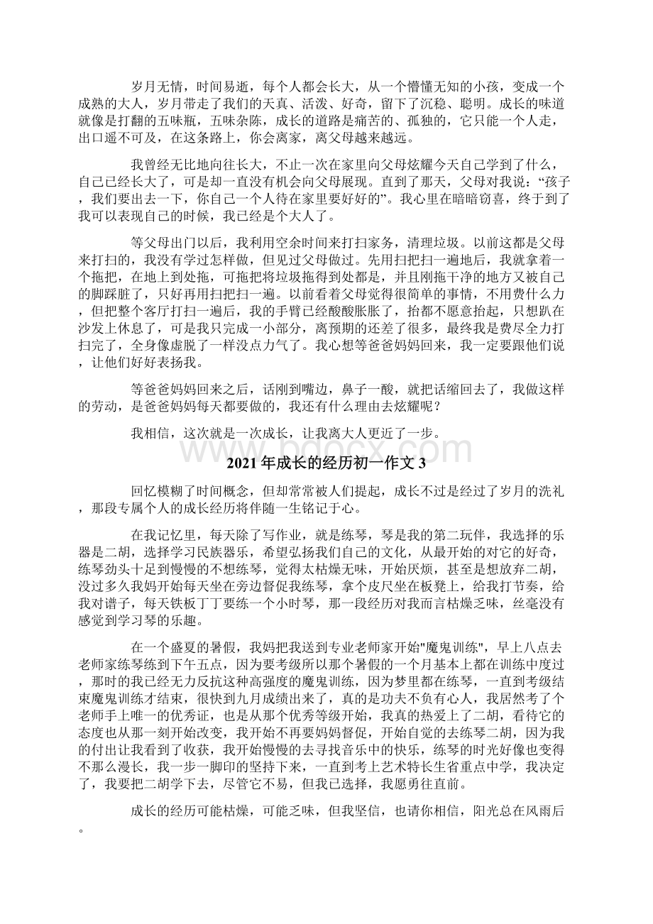 成长的经历初一作文.docx_第2页