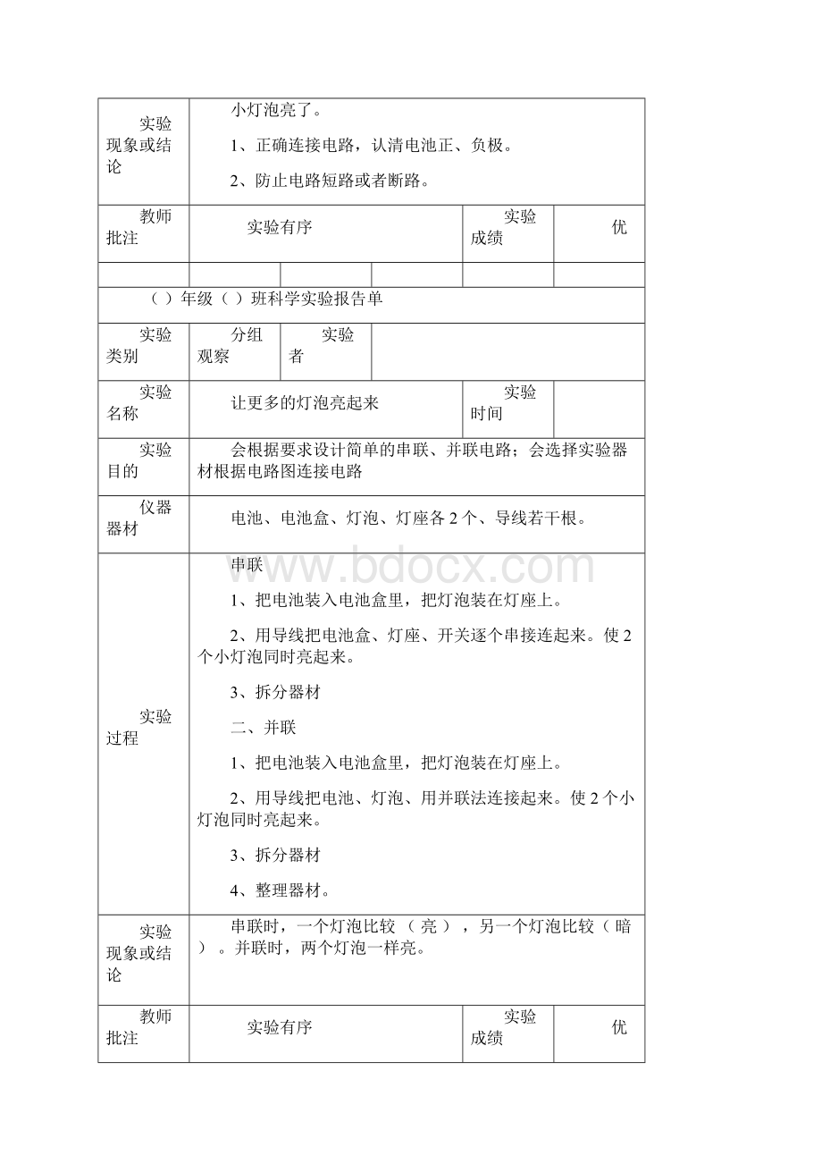 教科版四年级下册科学实验报告单文档格式.docx_第3页