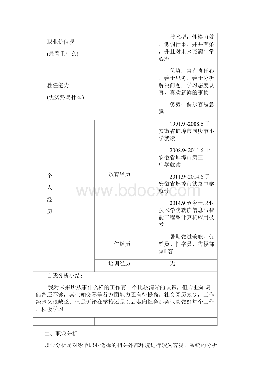 职业生涯规划书版本案例.docx_第2页