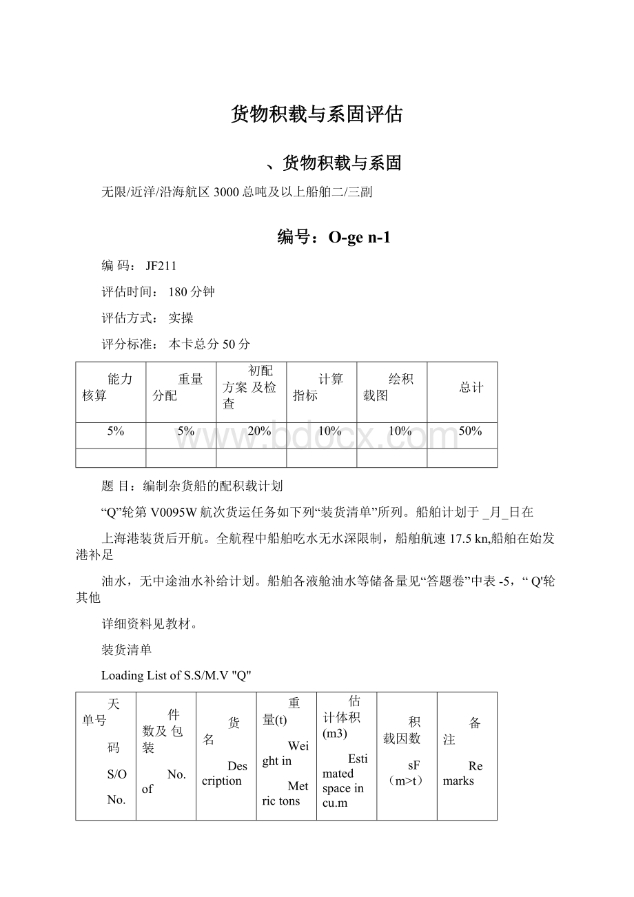 货物积载与系固评估.docx_第1页