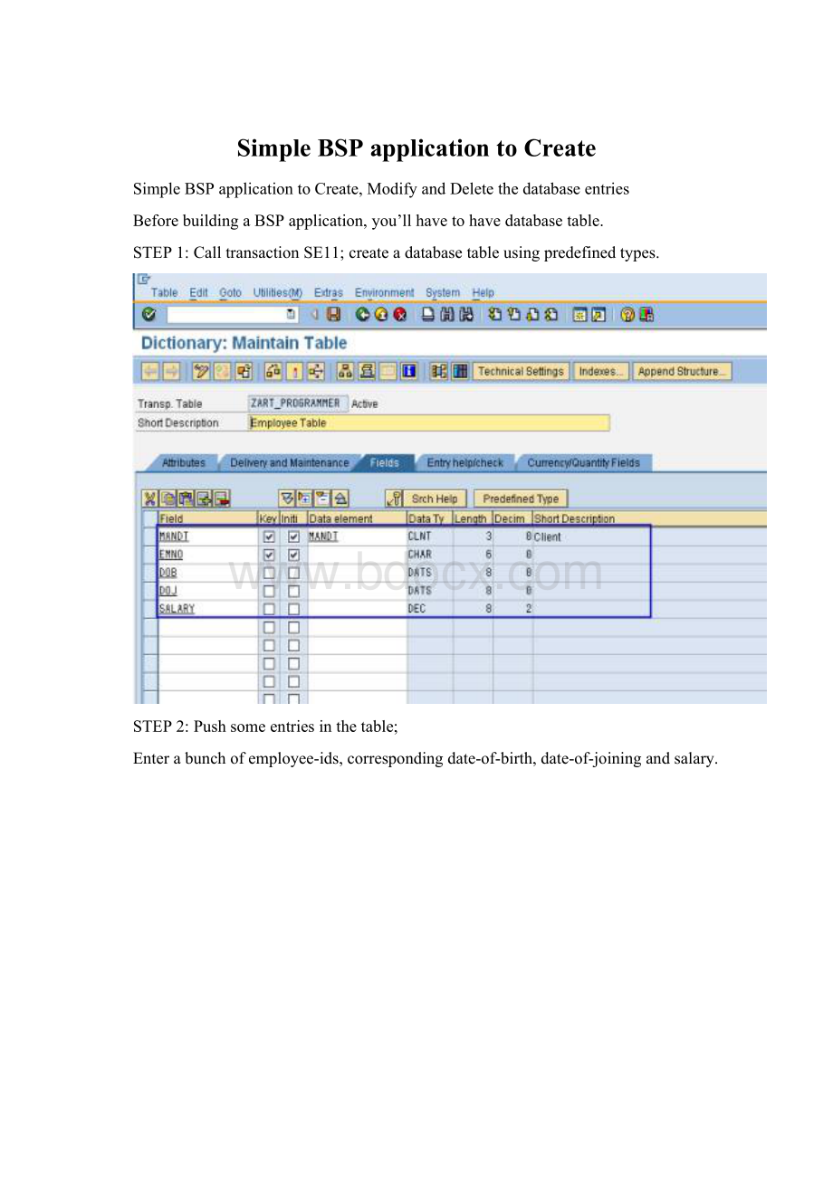 Simple BSP application to CreateWord文档格式.docx_第1页
