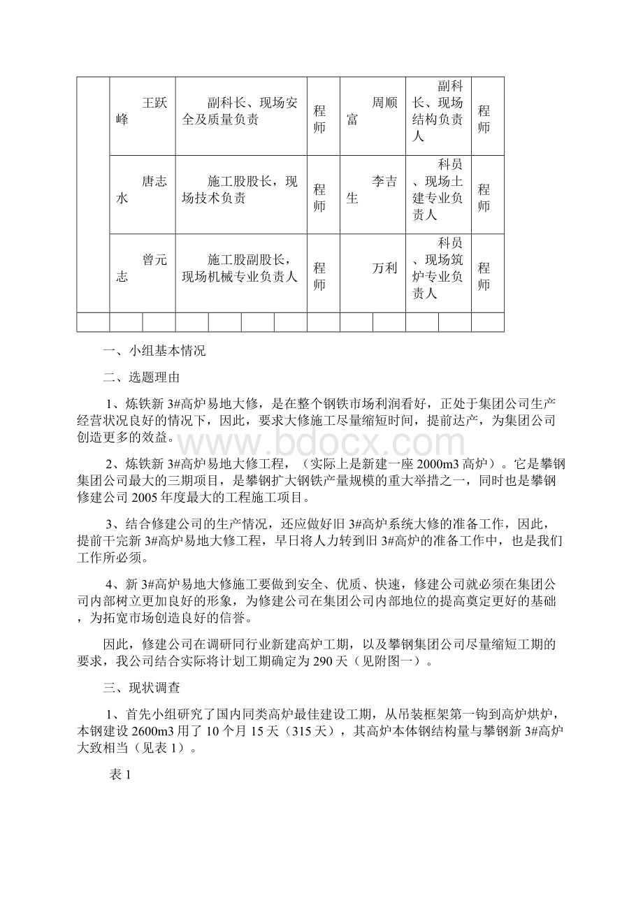 188缩短新3#高炉易地大修施工工期188Word文档格式.docx_第3页