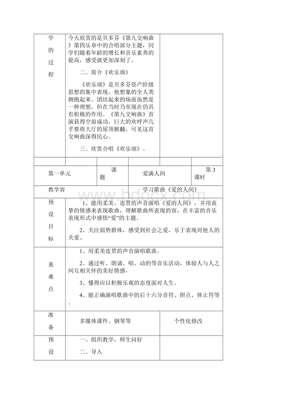 新人教版六年级音乐下册教案.docx_第3页