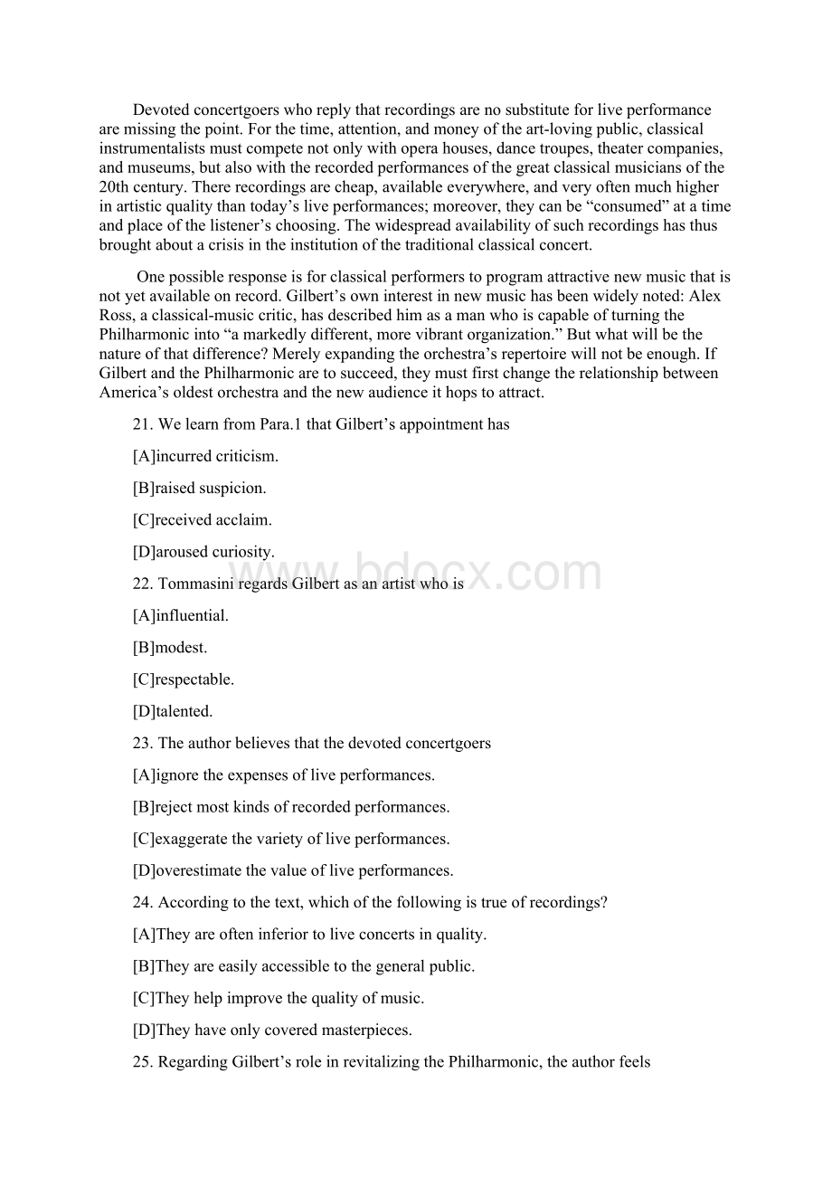 全国硕士研究生入学统一考试英语一试题与答案.docx_第3页