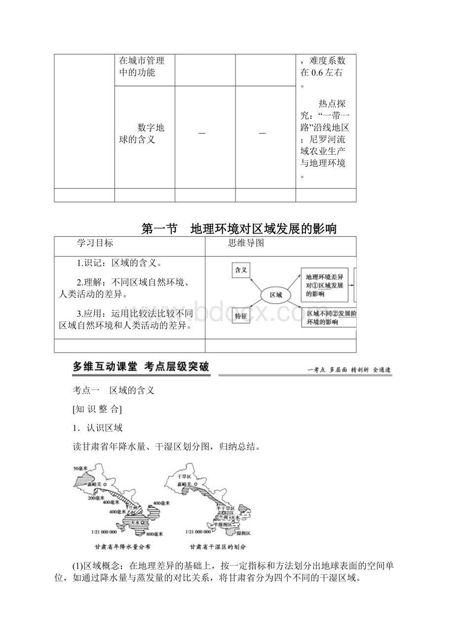 高考地理第一轮复习教案25地理环境与区域发展.docx_第2页