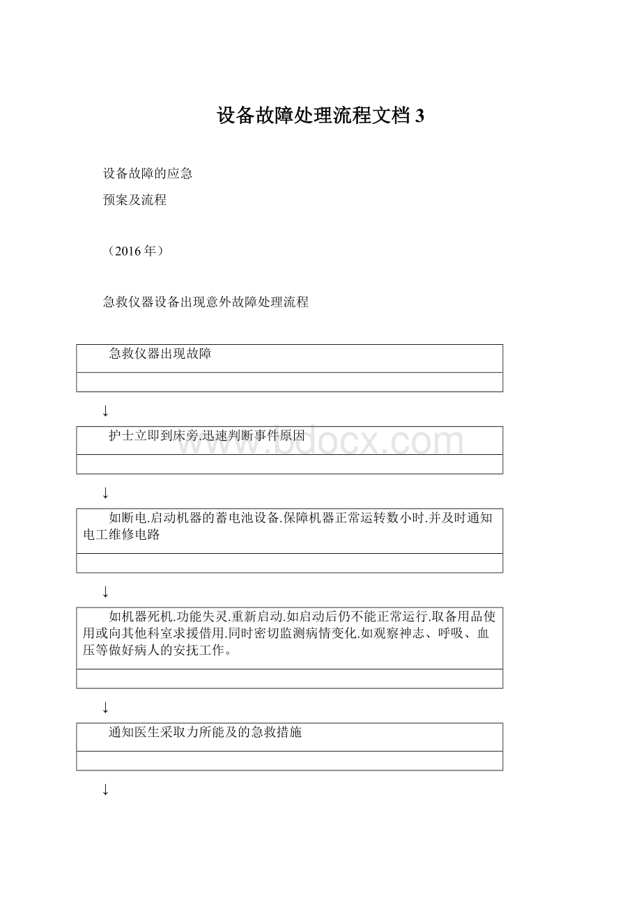 设备故障处理流程文档3Word格式文档下载.docx