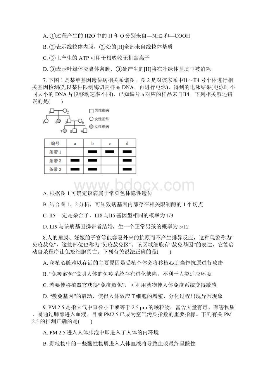 江苏省常州市届高三生物上学期期末考试试题.docx_第3页