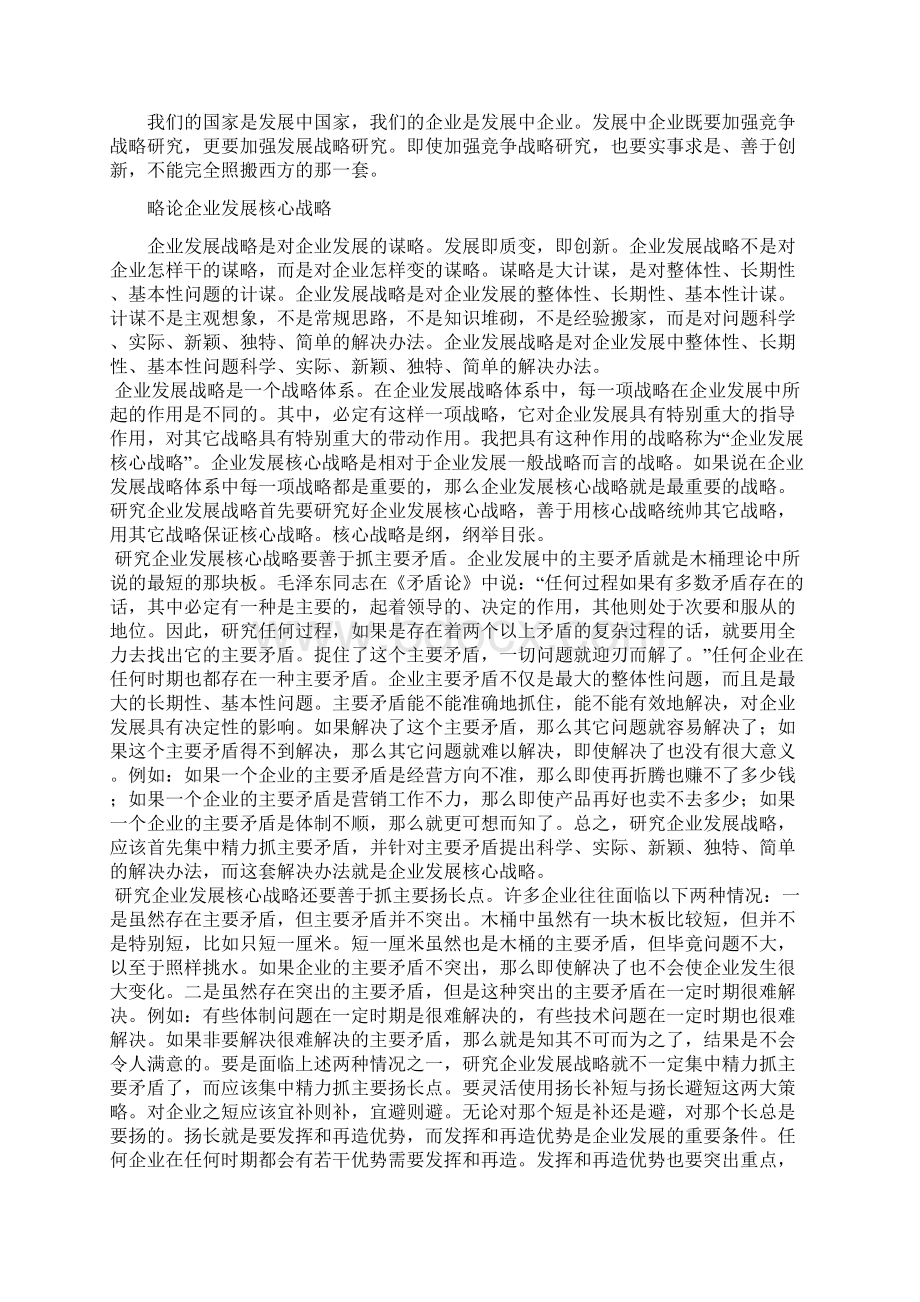 发展战略竞争战略与发展战略Word文档下载推荐.docx_第2页