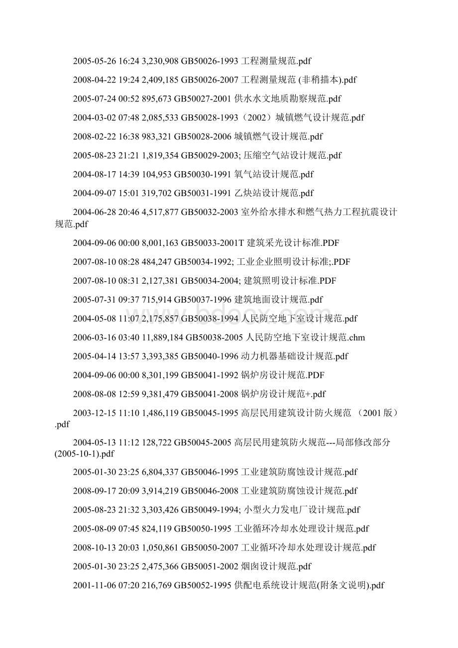 国家工程建设标准汇总GB50000系列标准.docx_第2页