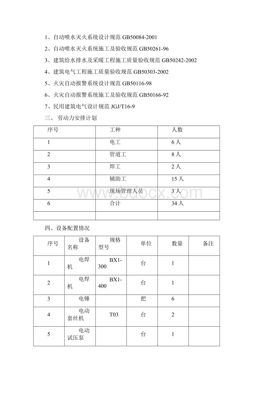 某地块消防工程施工组织设计Word文档下载推荐.docx_第3页