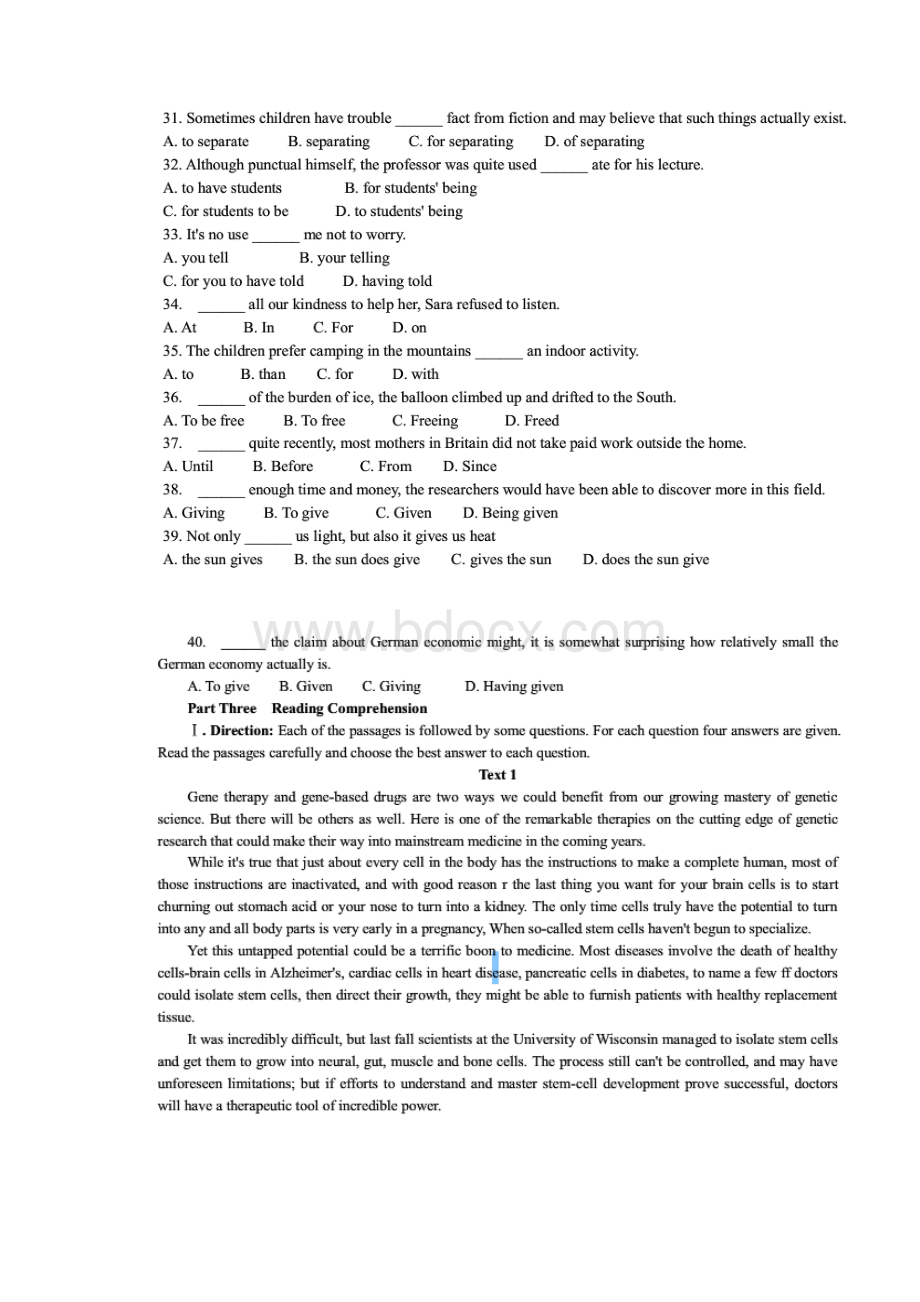 北京大学考博英语模拟2Word格式文档下载.docx_第2页