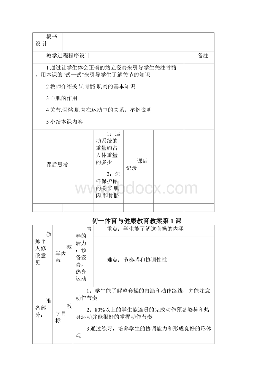 初一七年级体育课教案全集140页.docx_第3页