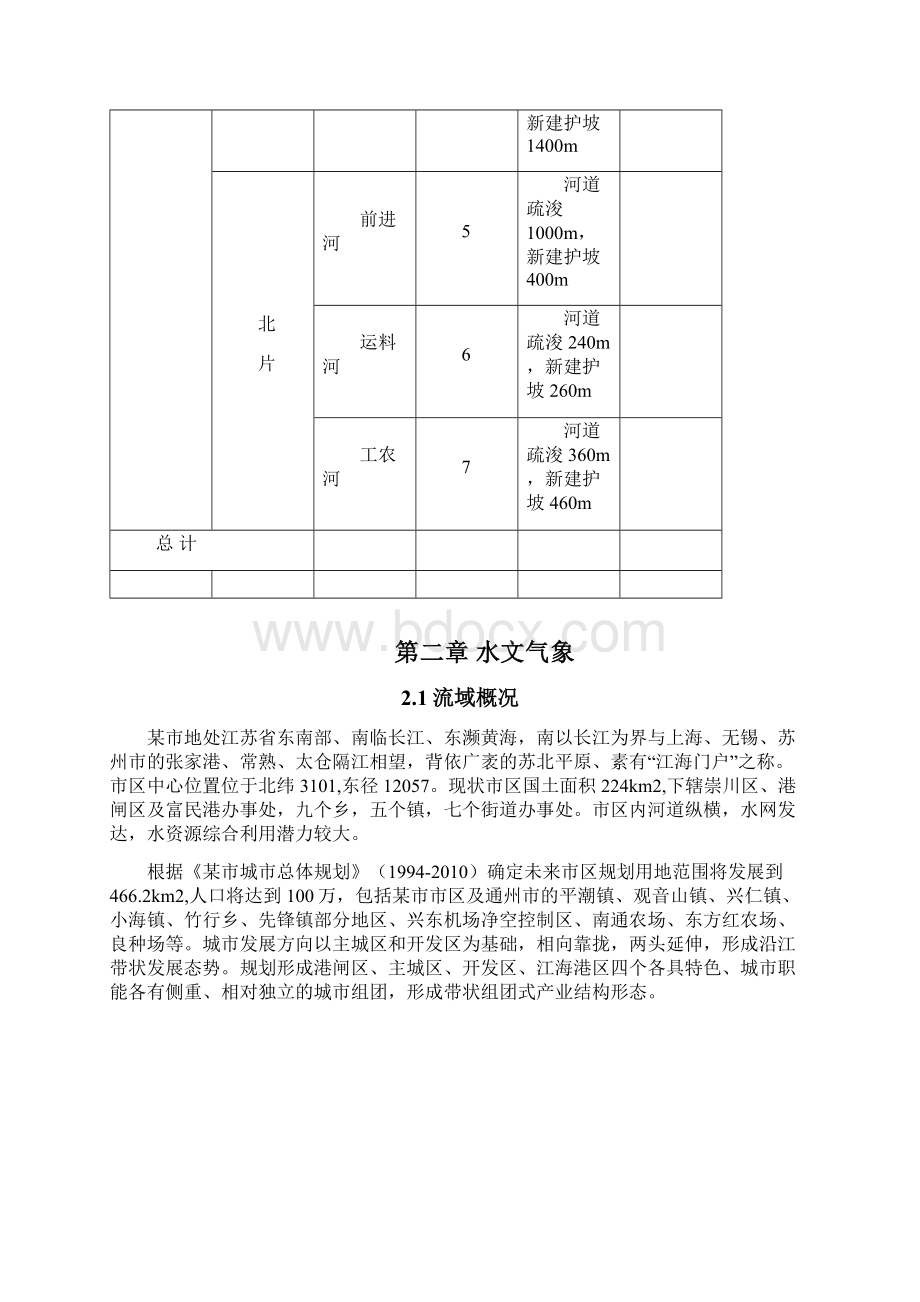 某市河道整治工程可行性研究报告doc文档格式.docx_第3页