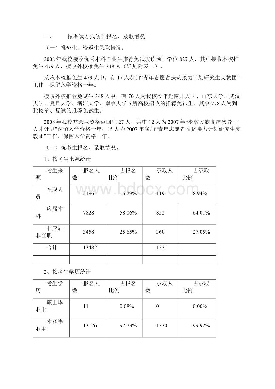 中国人民大学研究生招生录取统计.docx_第3页