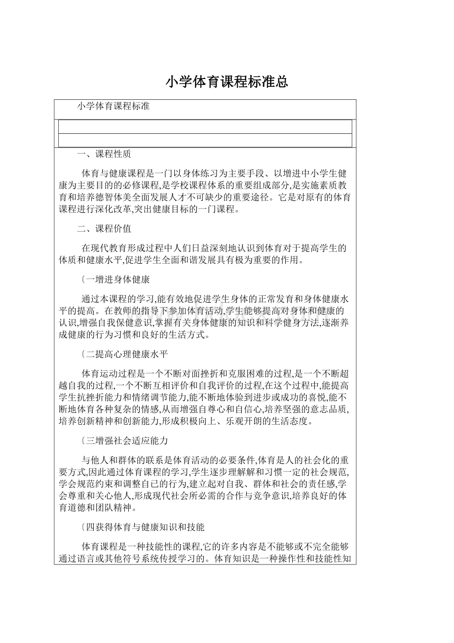 小学体育课程标准总.docx_第1页