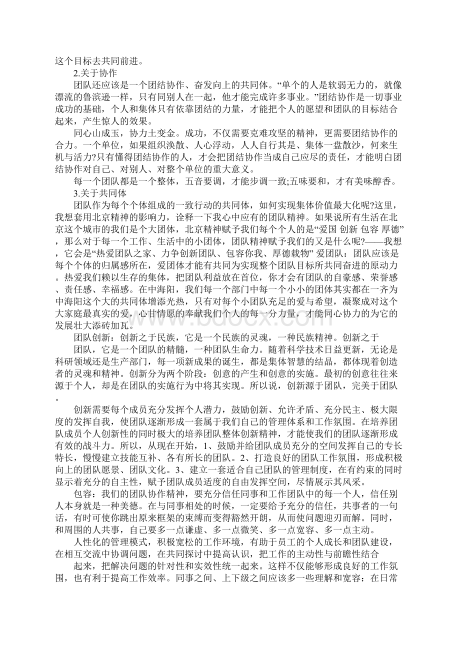 团队建设演讲稿精选大全.docx_第2页