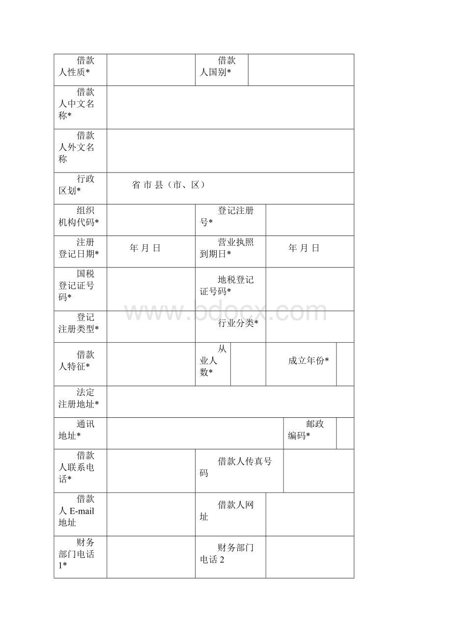 贷款卡编码申领年审报告书.docx_第2页