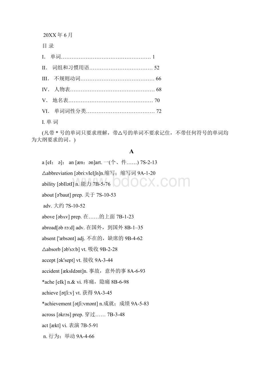 牛津初中英语词汇表.docx_第2页