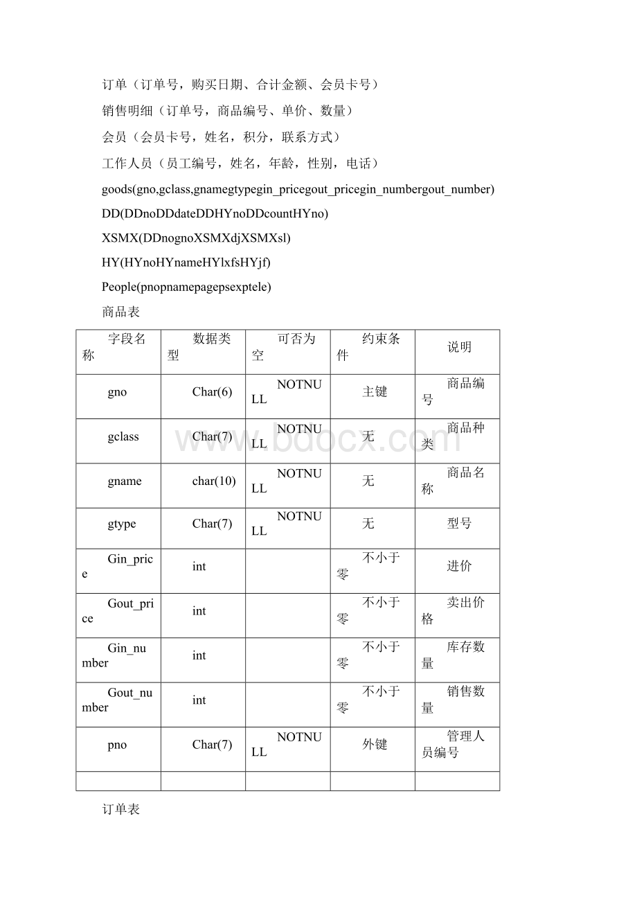 店铺管理超市营销系统数据库实训Word格式文档下载.docx_第3页