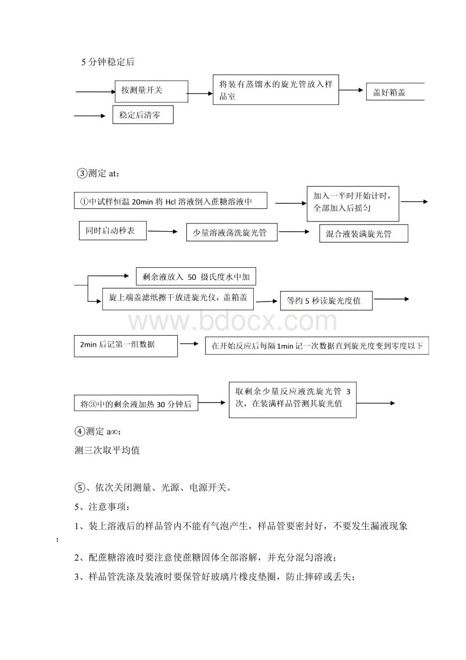 旋光法测定蔗糖转化反应的速率常数实验报告docWord文件下载.docx_第3页