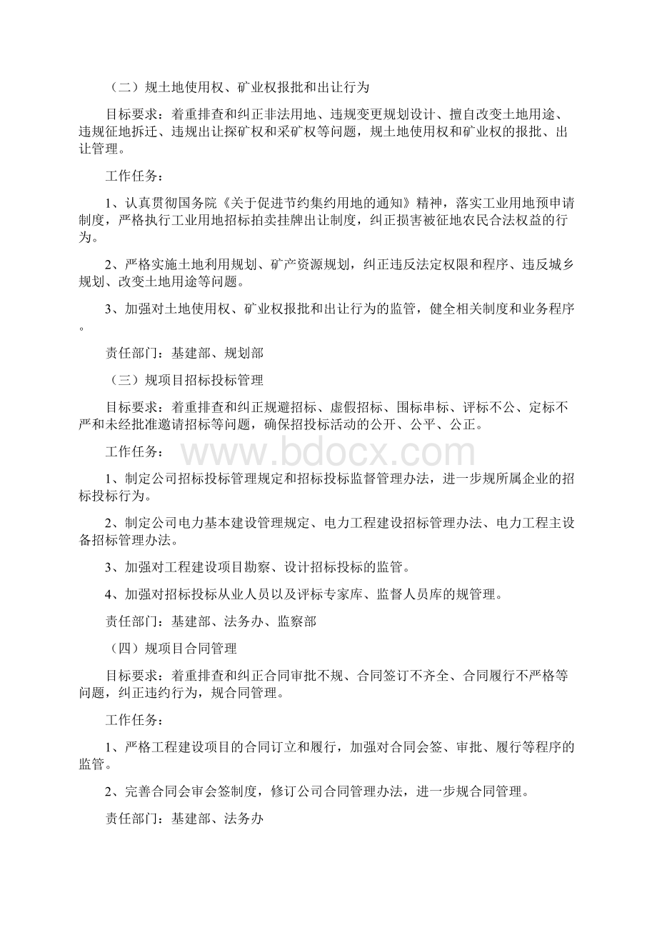 开展工程建设领域突出问题专项治理工作实施计划方案Word格式.docx_第2页