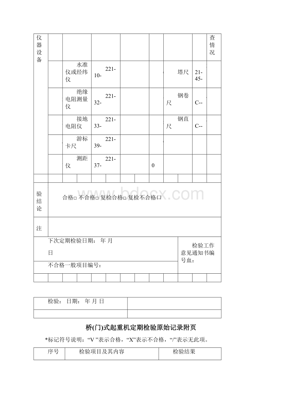 桥门式起重机定期检验原始记录.docx_第3页