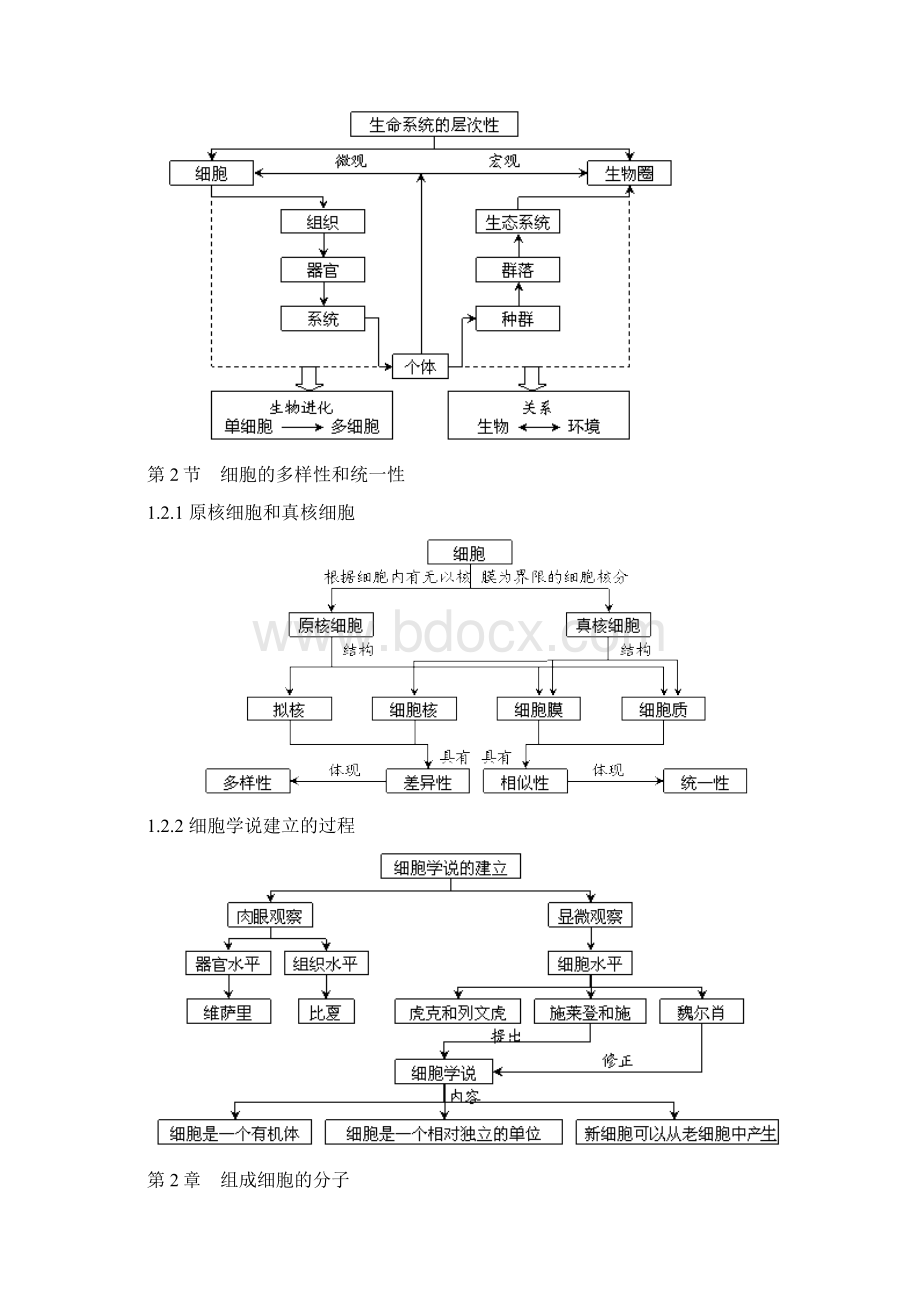 高一生物必修1概念知识点总结.docx_第2页